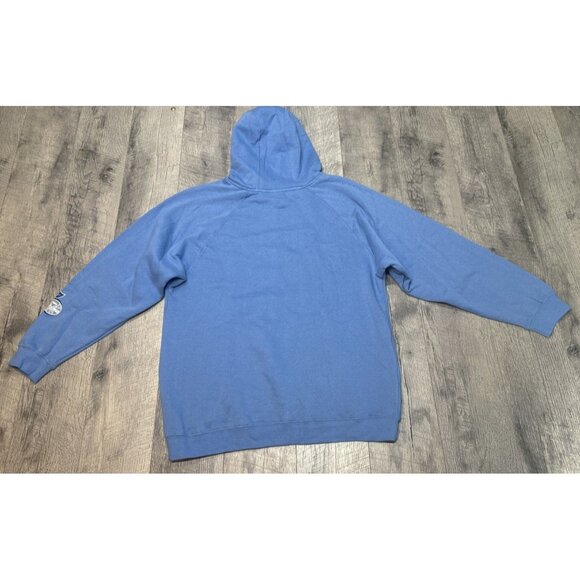 Vintage JNCO Style Hoodie Mens Medium Blue Muscle Car Sweatshirt Top Heavy NEW - Picture 10 of 11